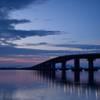 琵琶湖大橋　夜明け前2