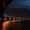 月夜のセントレア大橋　１