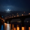 月夜のセントレア大橋　３