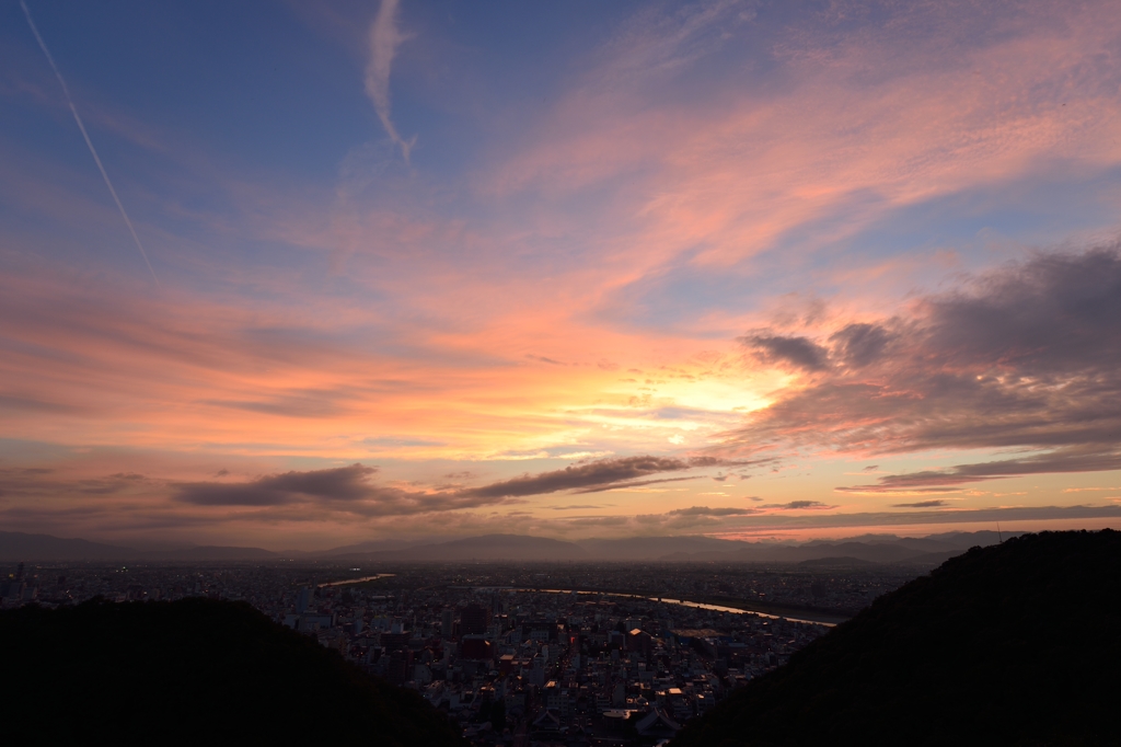 今日の夕焼け　7/14