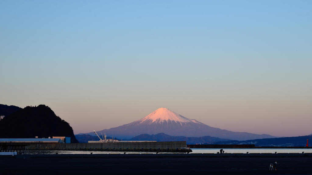 焼津港からの富士山１