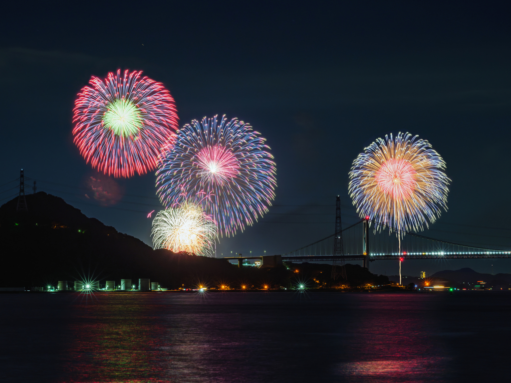 関門海峡花火大会2024