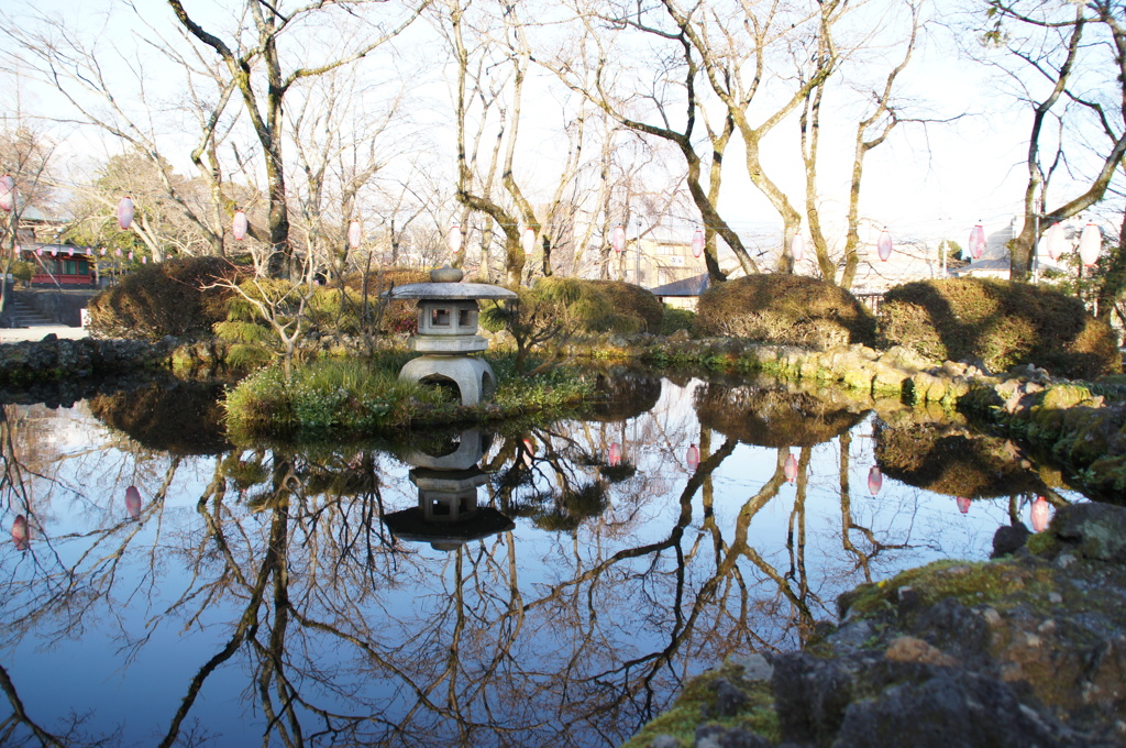 浅間神社の池