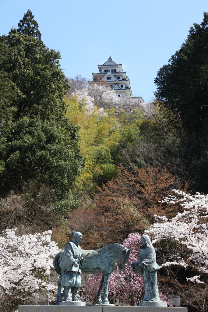 城の見える風景