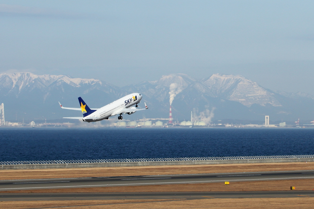 中部国際空港へ見送りに