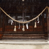 雨降りの神社