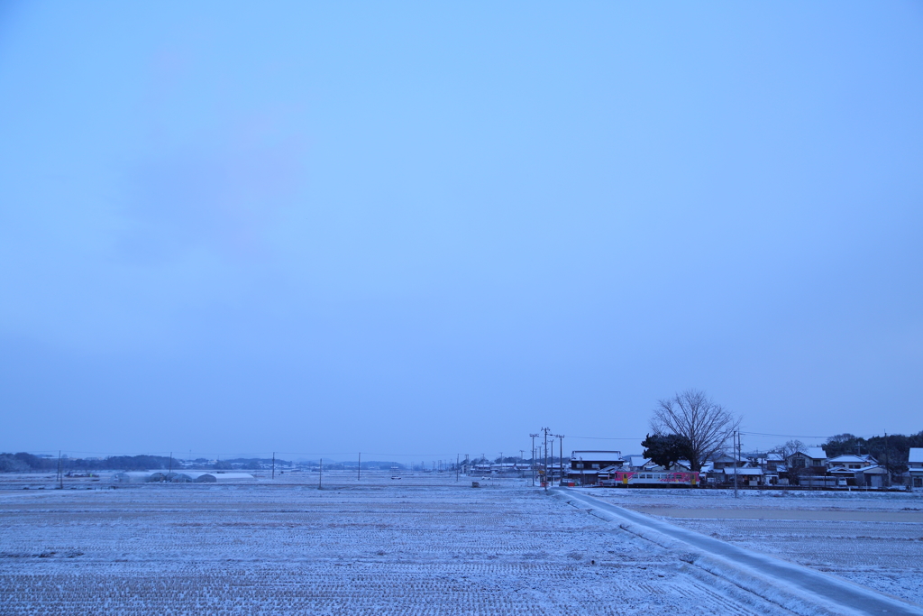 ちょっとだけ、雪景色