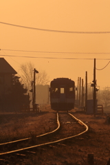 夜明けの北条鉄道