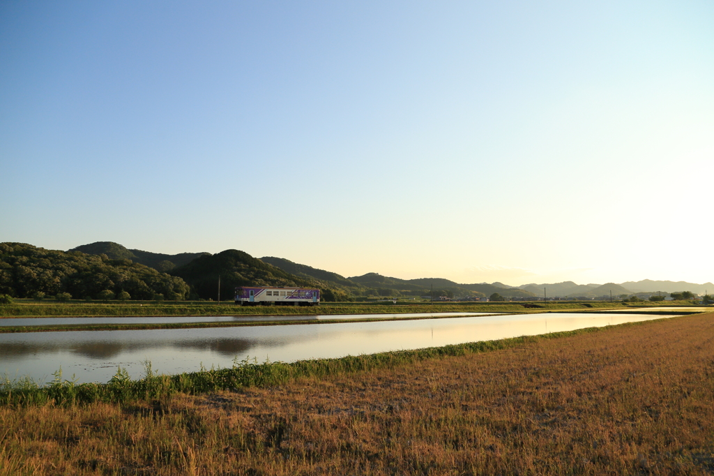澄んだ空気の中で