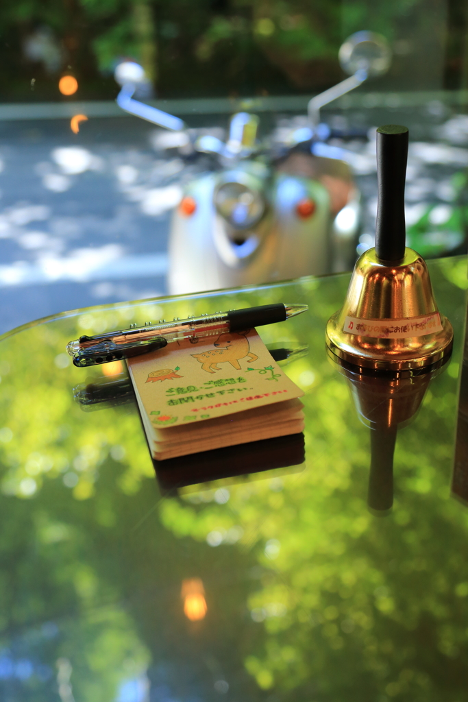 一息ついた店で