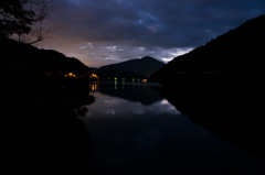 丹沢湖の夜景