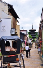 人力車からの風景