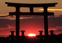 弁天の夕暮れ