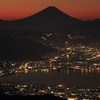 諏訪湖の彼方に