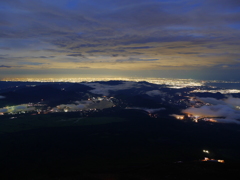 山中湖の夜景