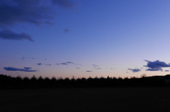 夕暮れ