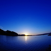 月っぽい夕陽
