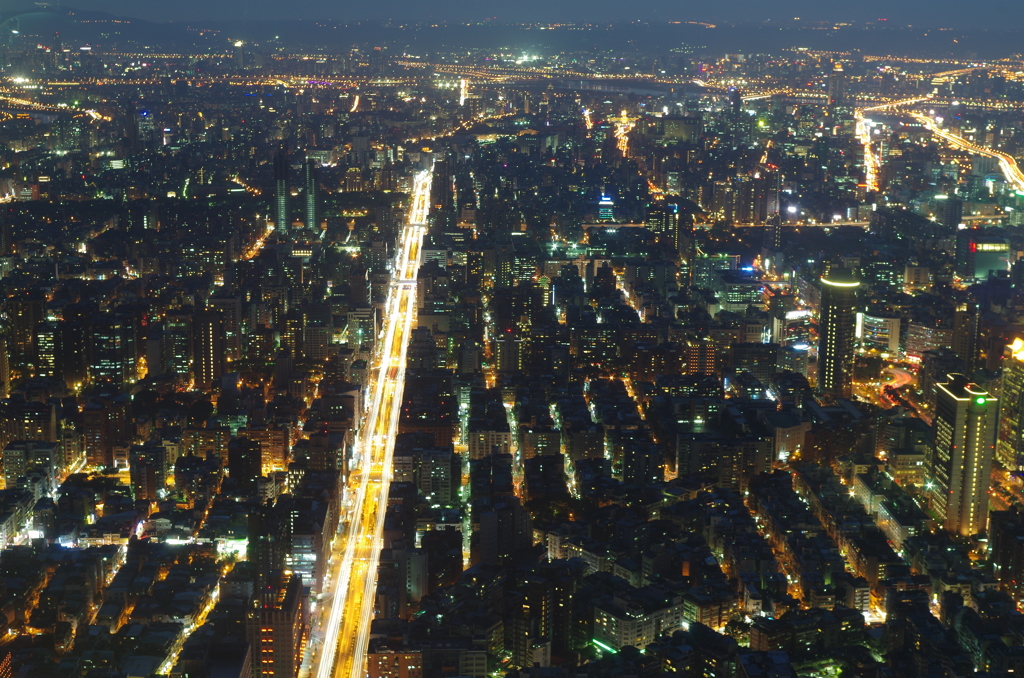 台北１０１からの夜景