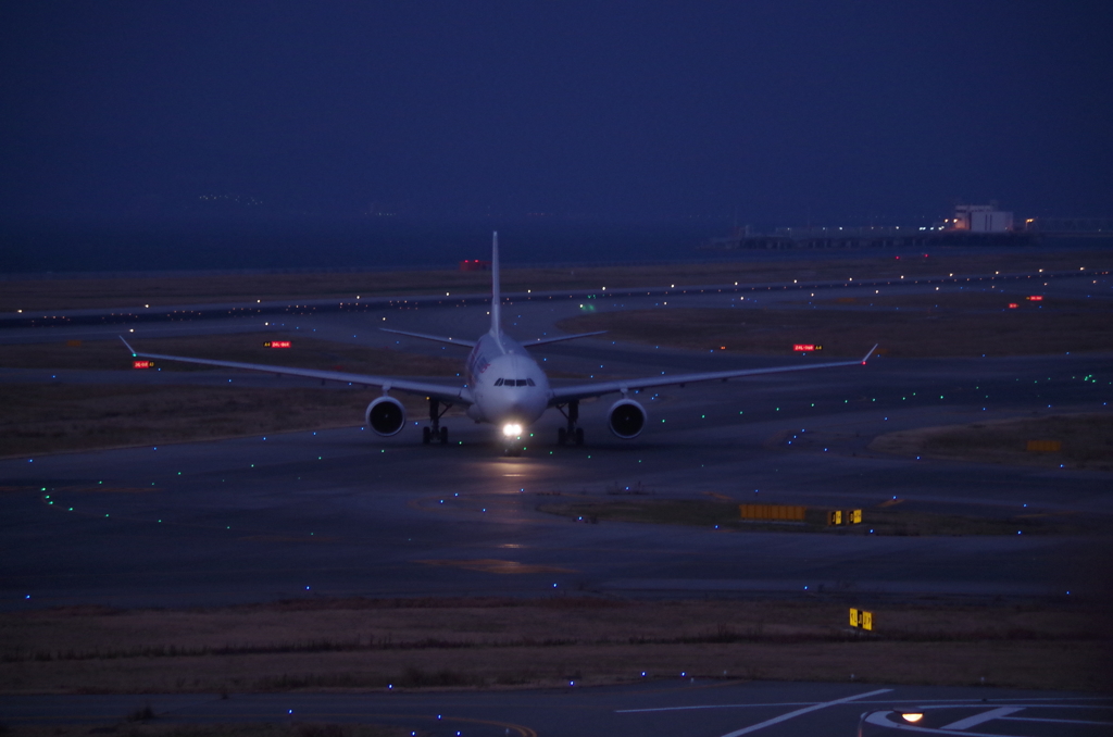 関空で飛行機