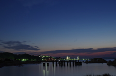 夕陽のあと・・・