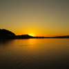 川辺の夕暮れ