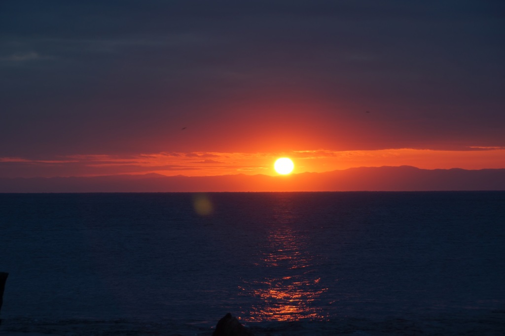 荒崎の夕陽