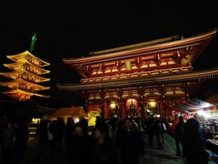 初詣の夜