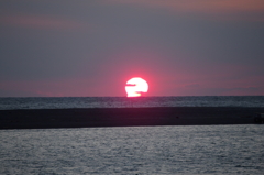 夕日