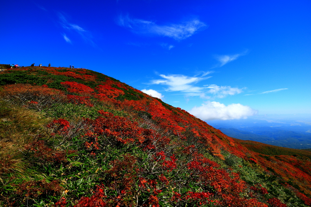 栗駒山から　(山頂の秋)