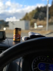 車内でちょっと一息～