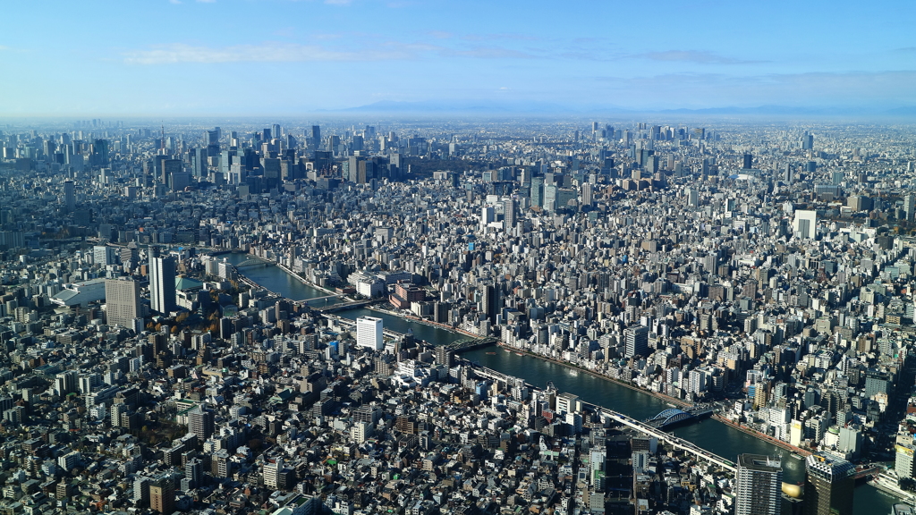 日本の中心を縫う隅田川