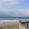 冬の出戸浜海岸