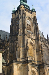 聖ヴィート大聖堂・外観・時計塔