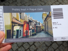 プラハ城・黄金の小路チケット
