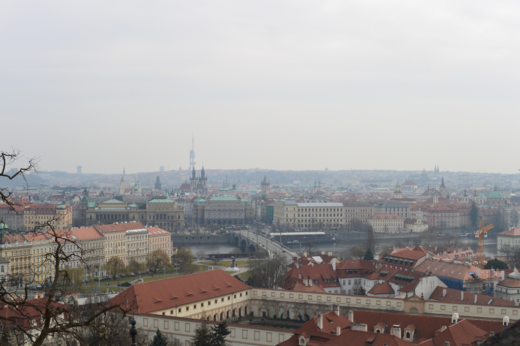 プラハ城からの眺望