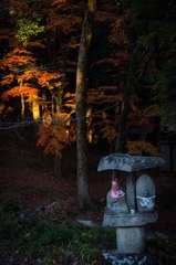 地蔵さん夕暮ですよ