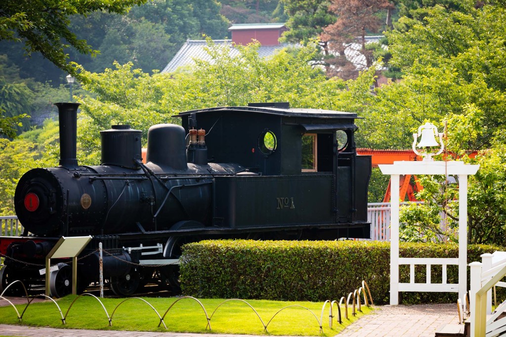 明治村の走らない汽車の一台