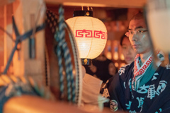 花車神明社例大祭　視線