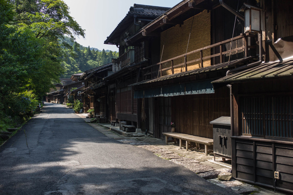 朝の妻籠宿