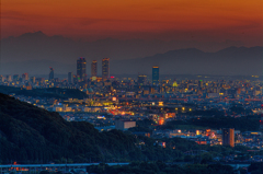 名古屋　黄昏