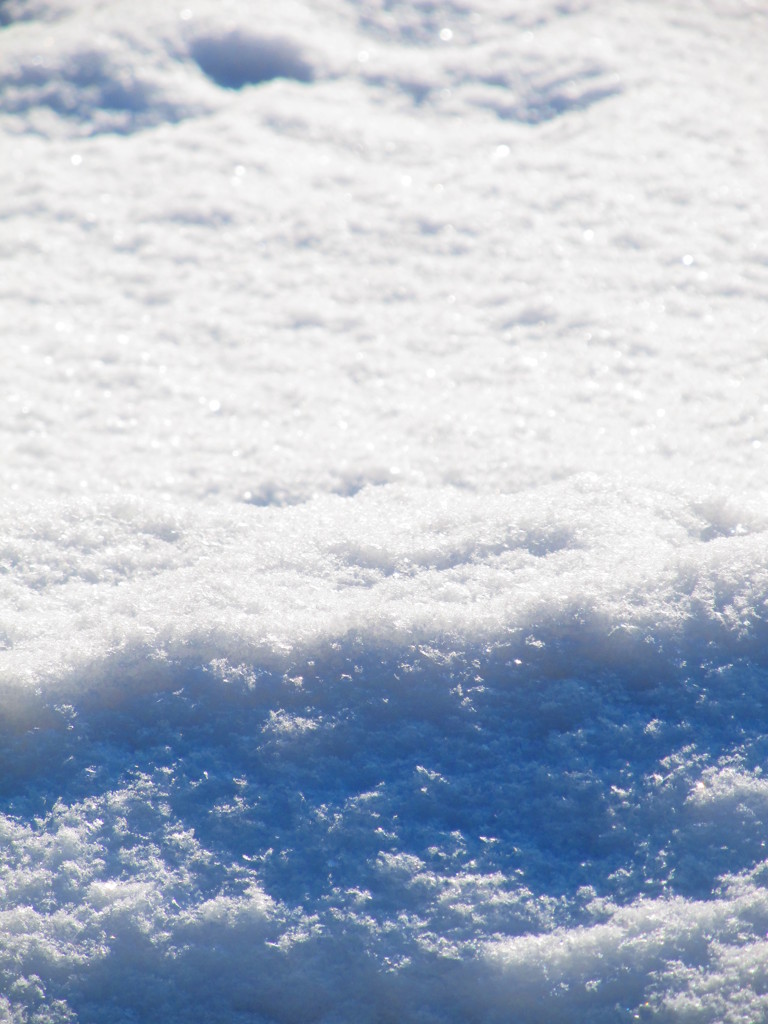 snow　blue