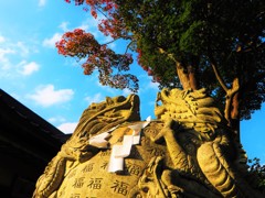 紅葉と福