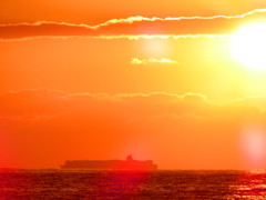 船と夕景３