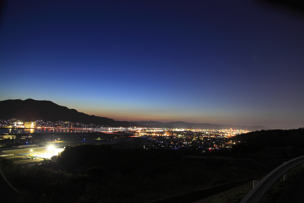 芦田川夕景①