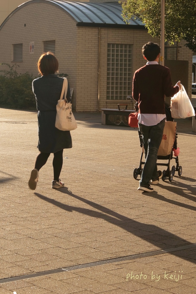 Shopping on the way home