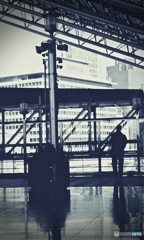 都会のシルエット