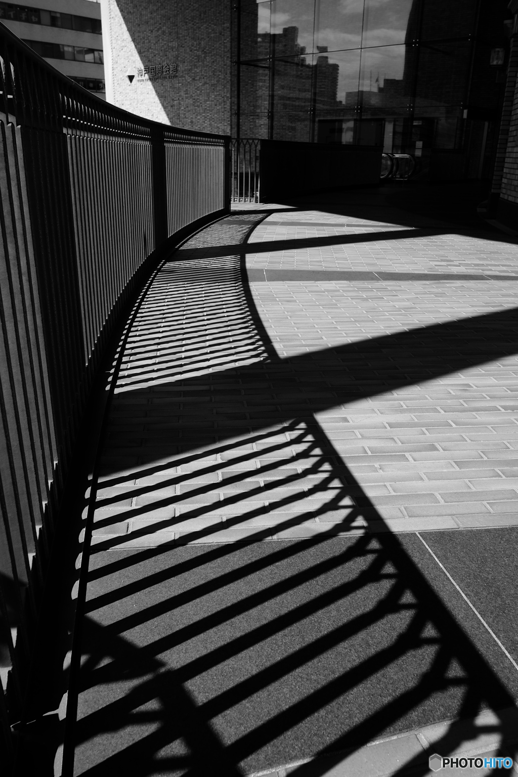 ガラスの中の風景