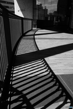 ガラスの中の風景