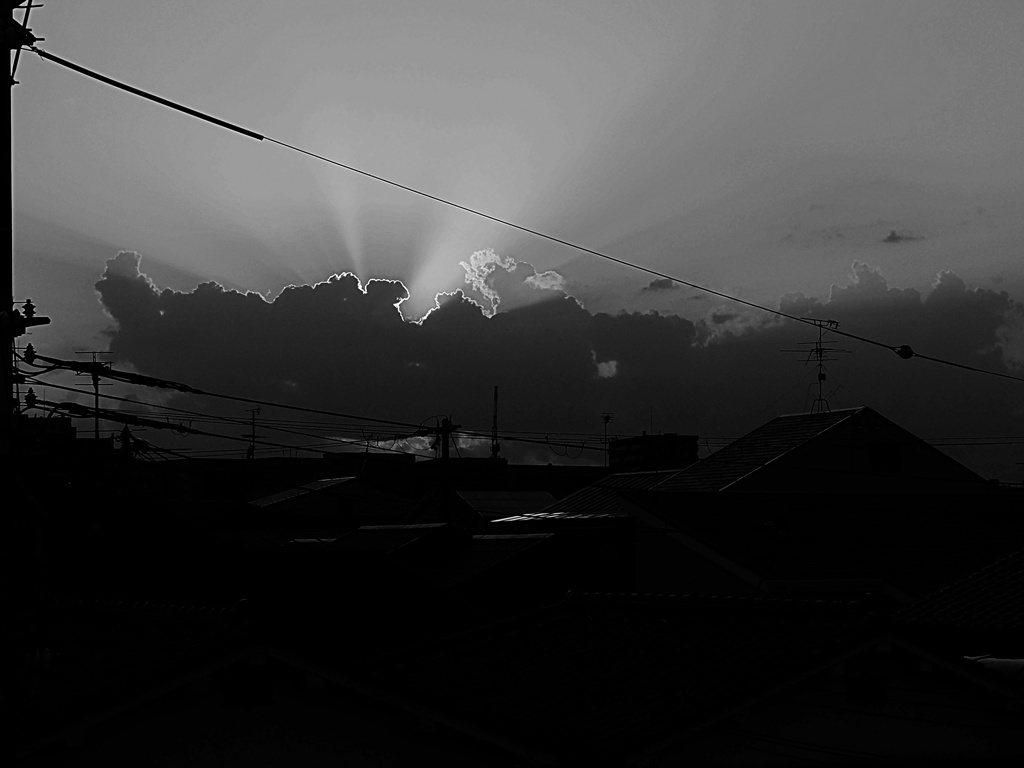Light from the clouds