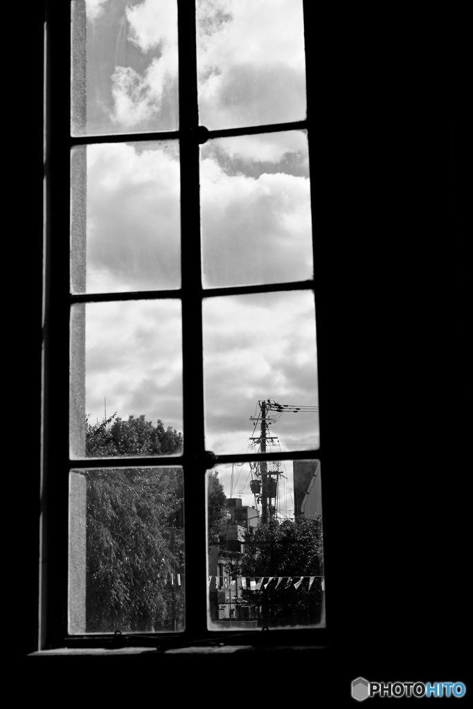 昭和初期の校舎から見た風景